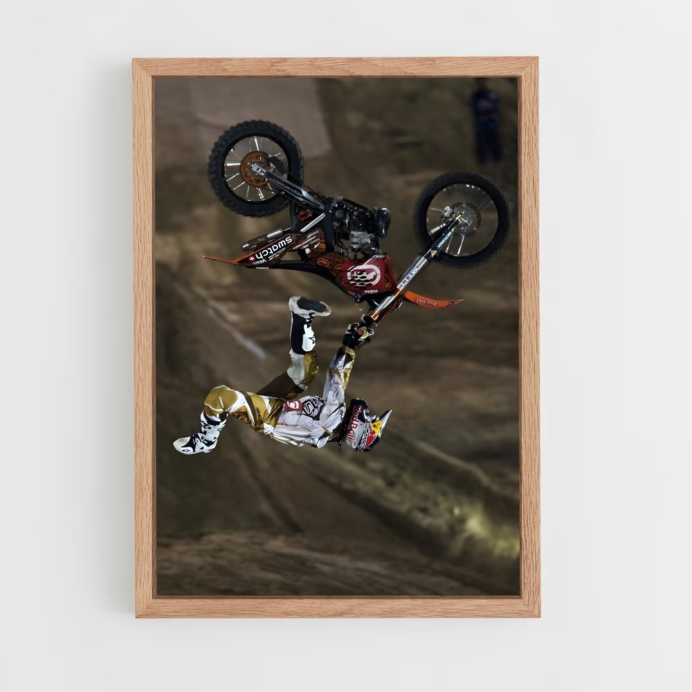 Poster Airborne Rider – affiche Motocross freestyle (vue 4)